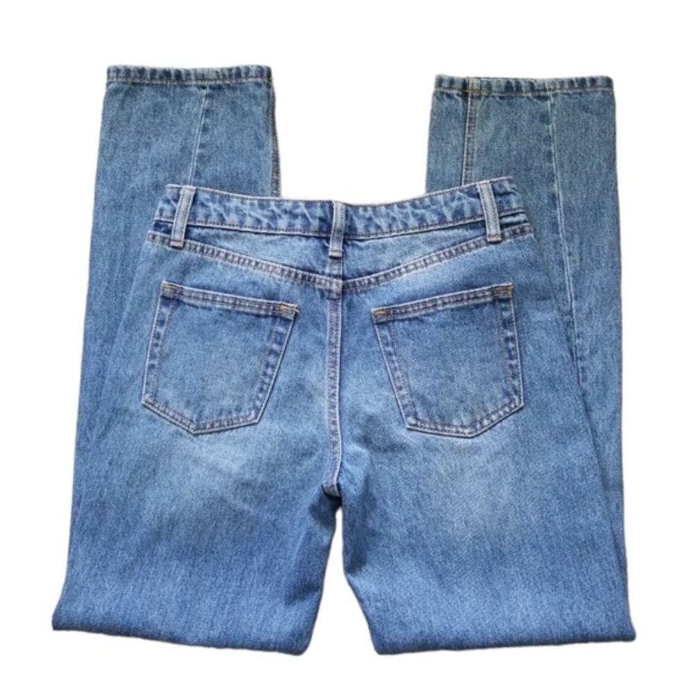 Future‎ Collective Women's Kahlana Barfield Brown Boyfriend Jeans Sz. 0